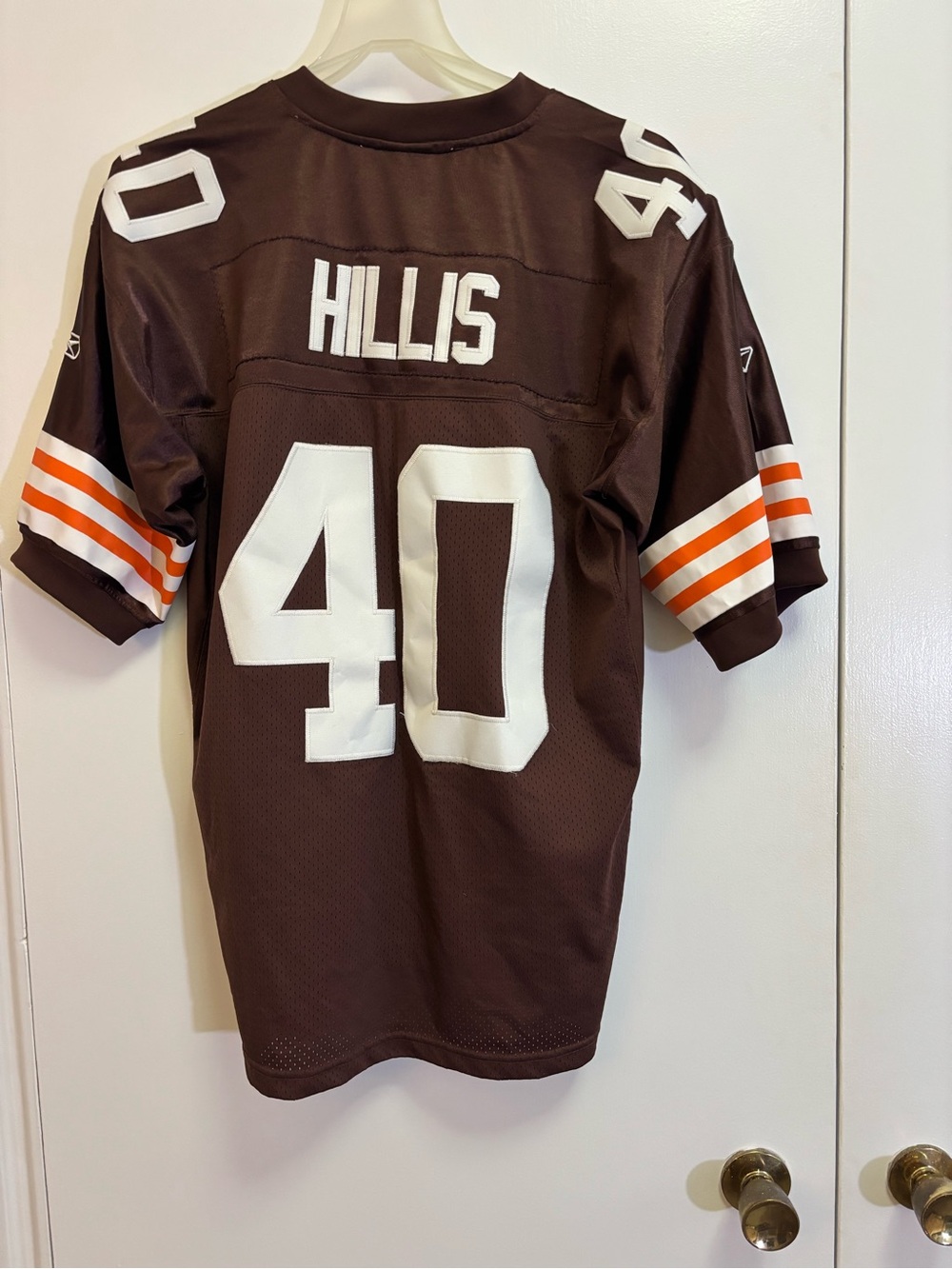 Vintage Peyton Hillis #40 Cleveland Browns Reebok On Field NFL Jersey XL